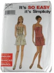9288 SO EASY STRAPPY SUMMER TOP, SHORTS PATTERN 6-16